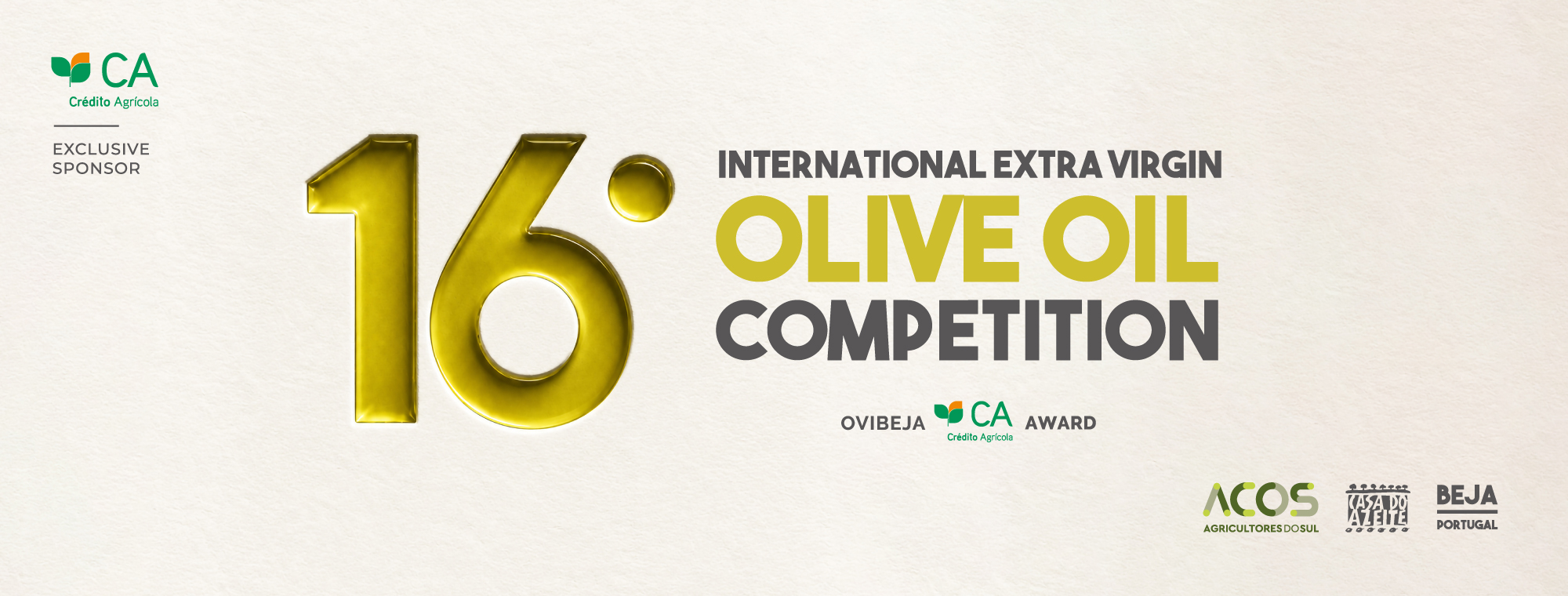 16th Internacional Extra Virgin Olive Oil Competition - Ovibeja CA Award